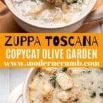 Olive Garden Zuppa Toscana Soup Copycat + Video - Modern Crumb