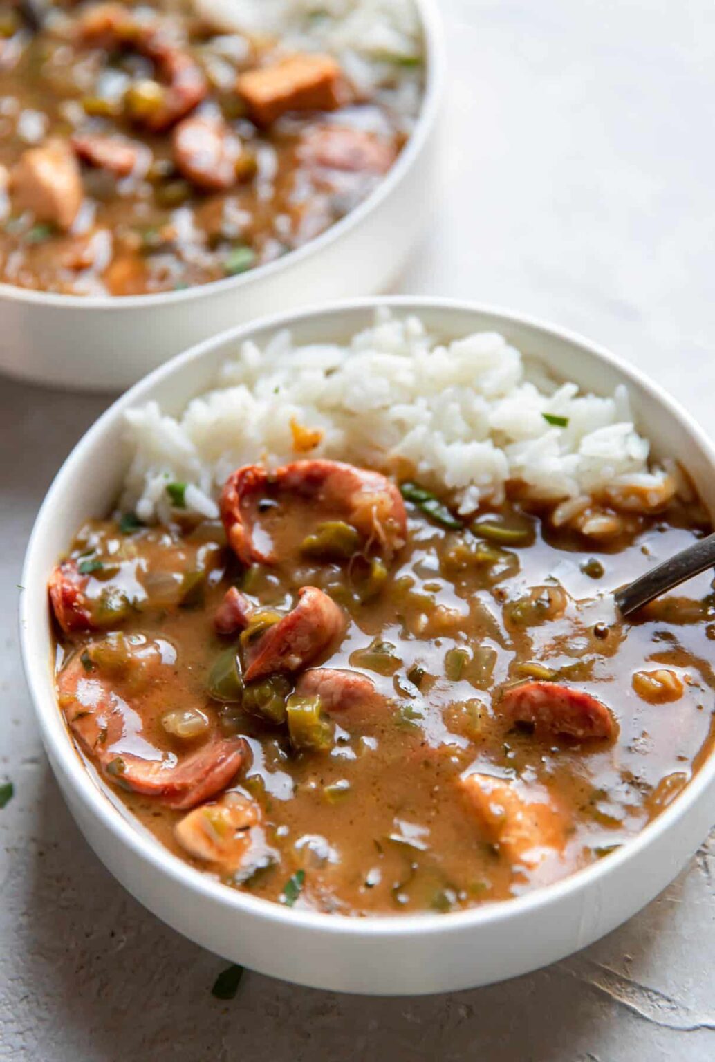 Chicken and Andouille Sausage Gumbo Modern Crumb
