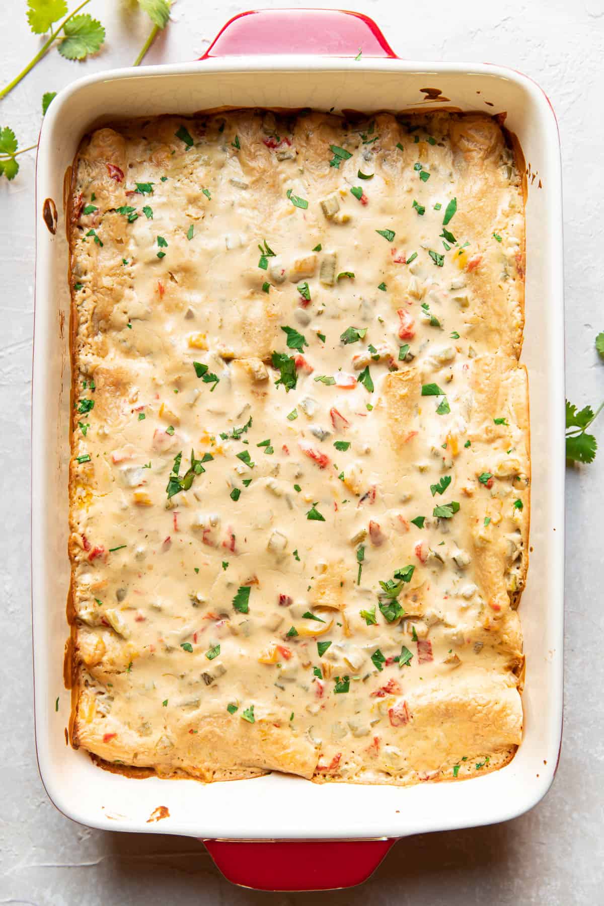 Cream Cheese White Chicken Enchiladas Modern Crumb