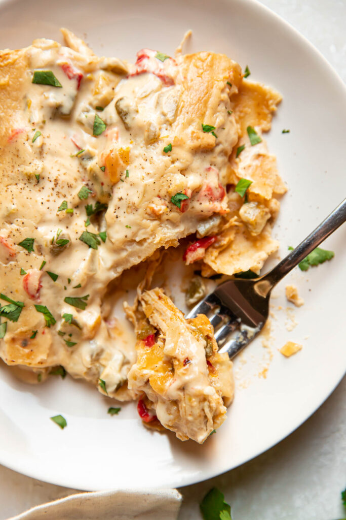 Enchiladas on a plate.