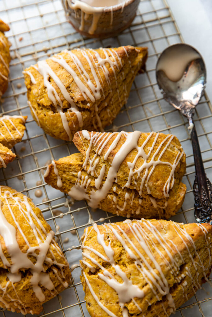 Better Than Starbucks Pumpkin Scones - Modern Crumb