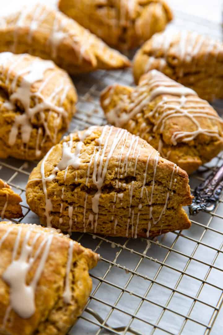 Better Than Starbucks Pumpkin Scones - Modern Crumb