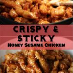 crispy sticky honey sesame chicken