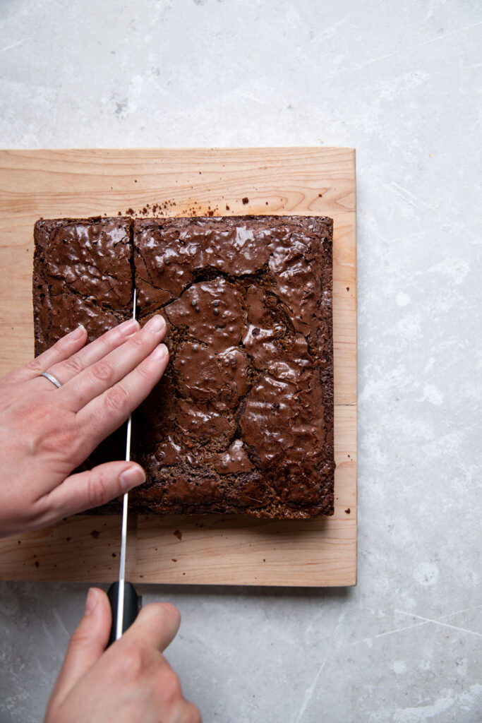 chewy caramel fudge brownies