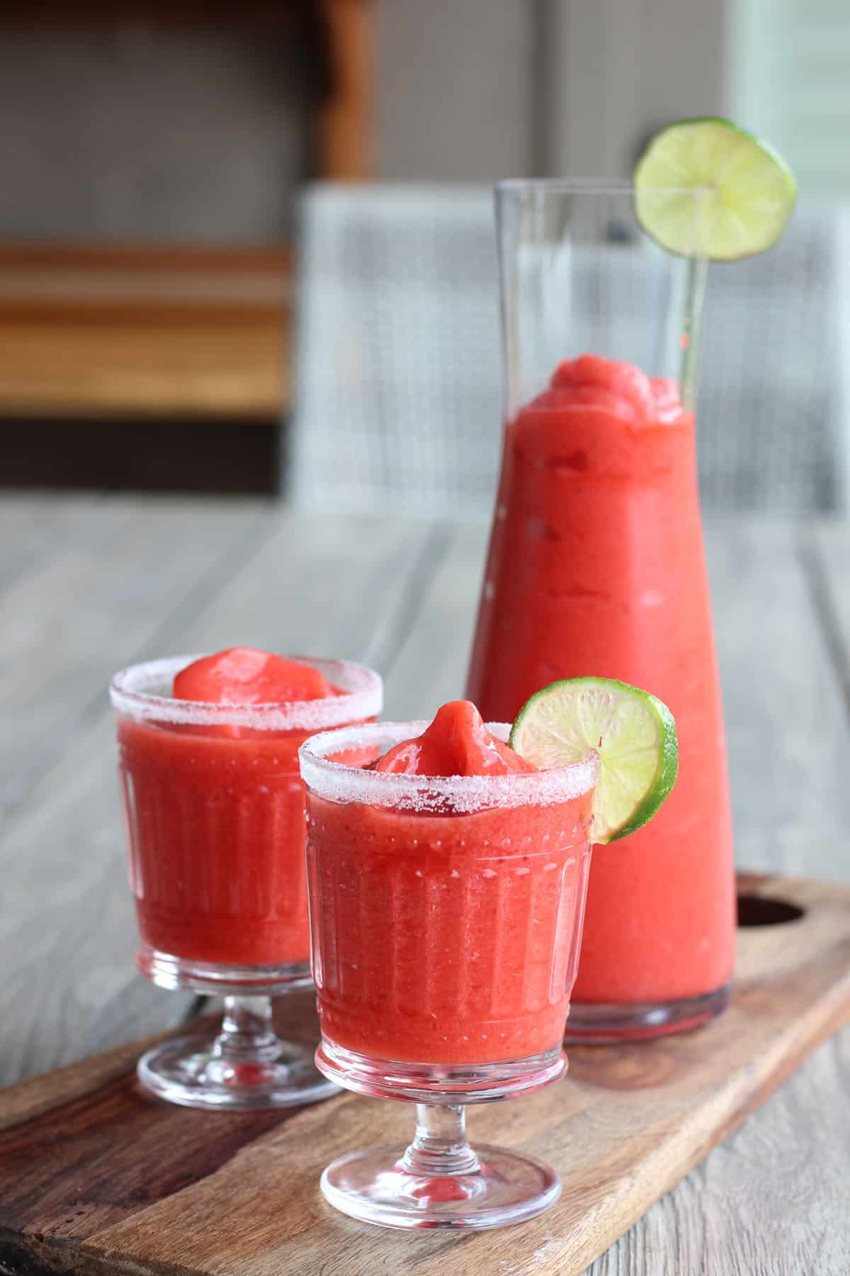 Famous Frozen Strawberry Margaritas - Modern Crumb