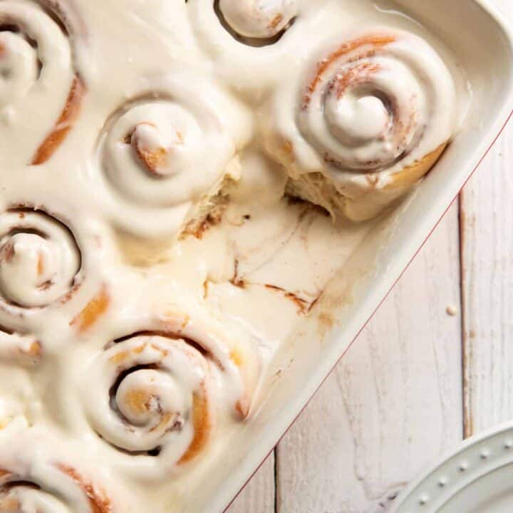 maple cream cheese cinnamon rolls