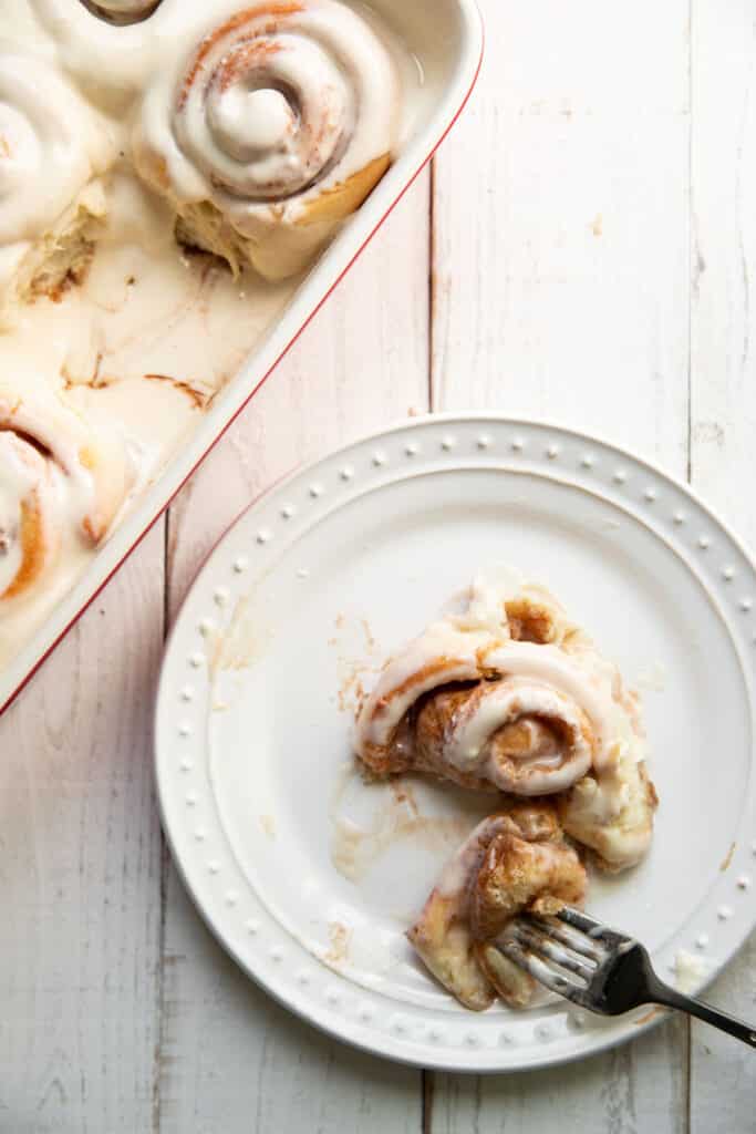 Cast Iron Cinnamon Rolls with Maple Bourbon Frosting Recipe