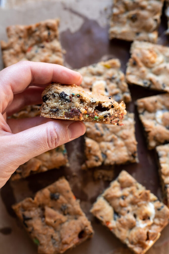 Mad Scientist M Ms Oreo Cookie Bars Modern Crumb