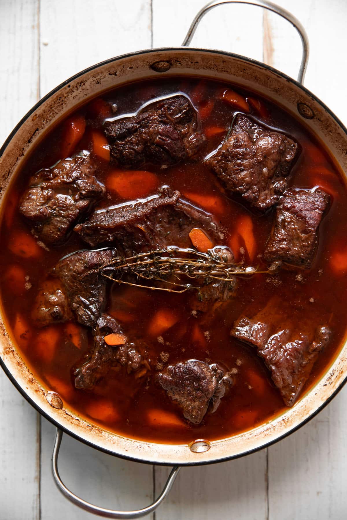 Red Wine Braised Short Ribs With Gouda Mashed Potatoes Modern Crumb
