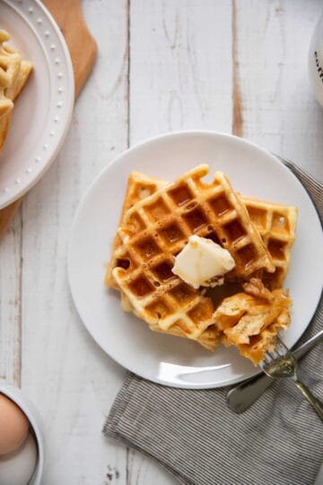 Fluffy Buttermilk Waffles - Modern Crumb