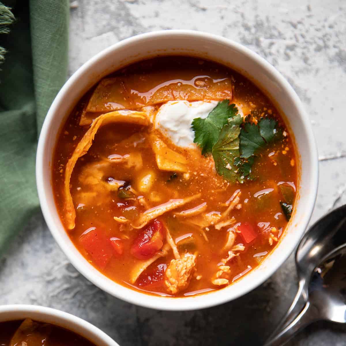 Classic Chicken Tortilla Soup Recipe