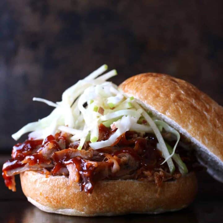 pulled pork bbq slow cooker homemade bbq sauce