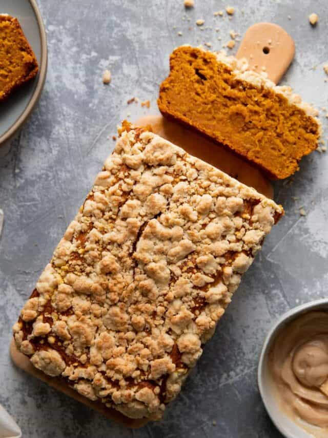 How To Make Pumpkin Pie Bread With A Crumb Top