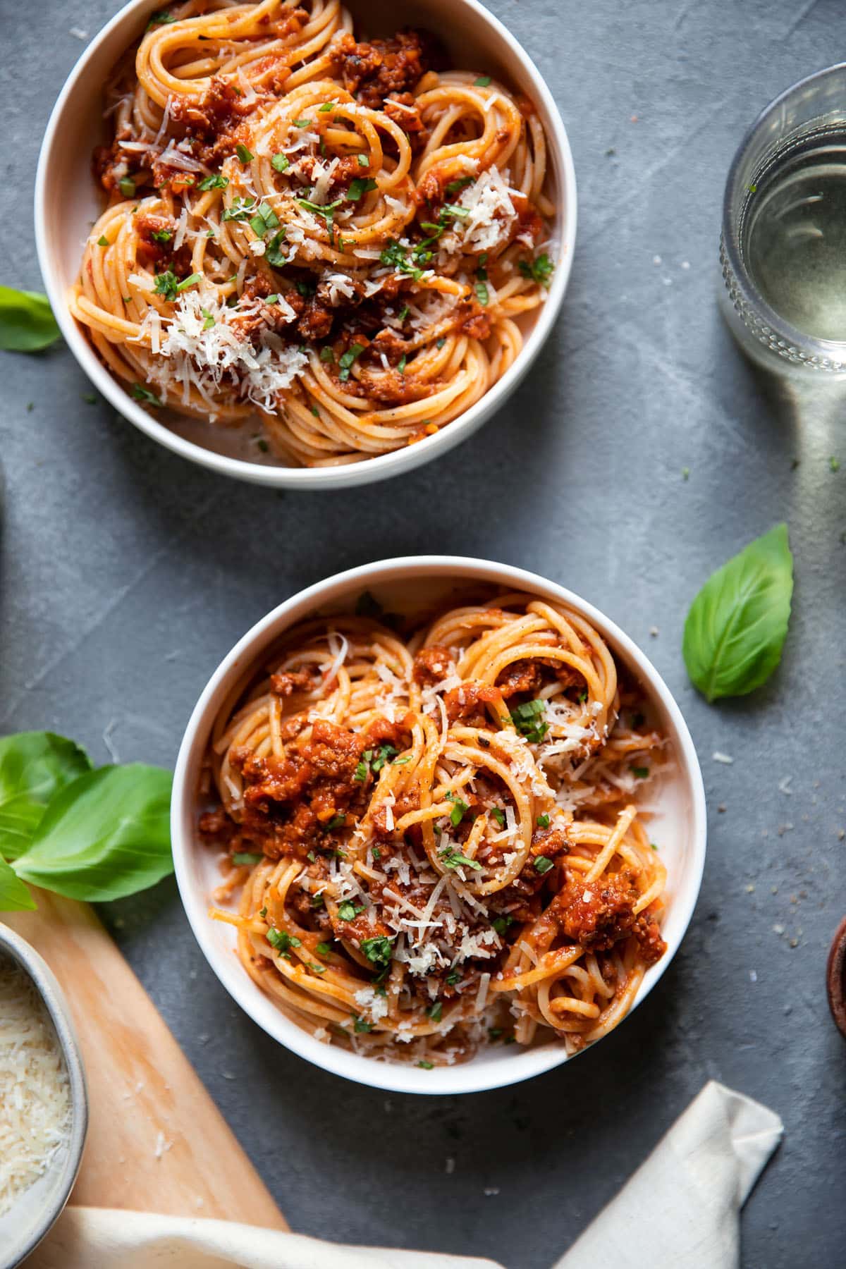 Spaghetti Bolognese Meat Sauce - Modern Crumb