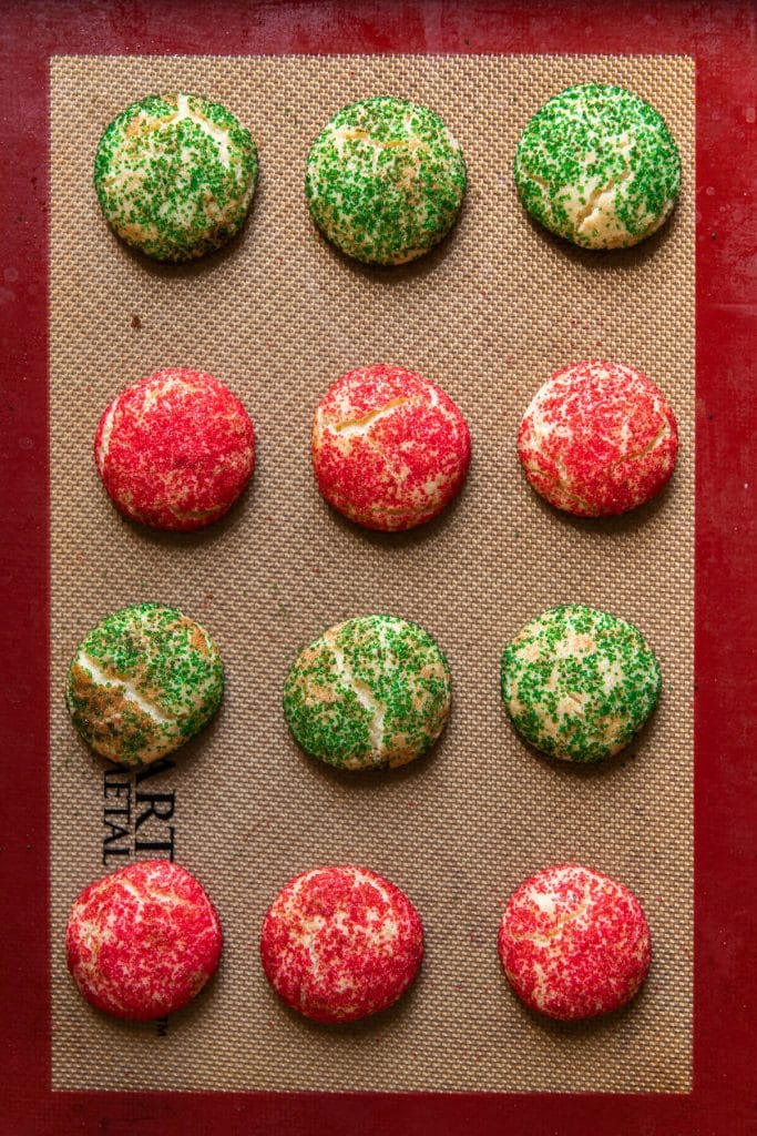 christmas snickerdoodle cookies