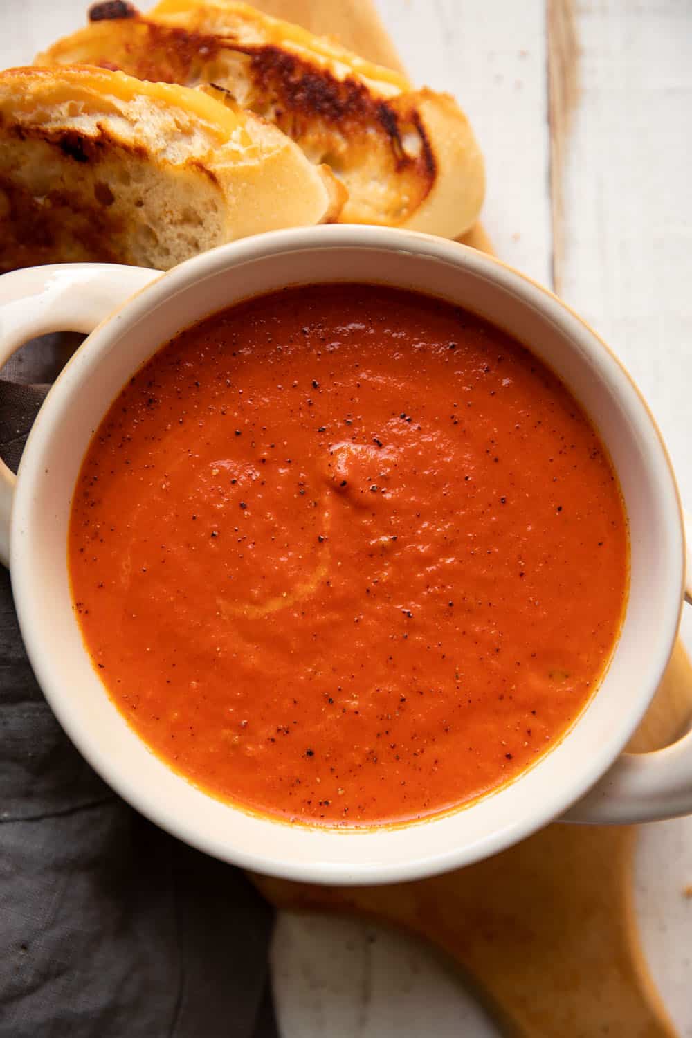Easy and Creamy Tomato Basil Soup - Modern Crumb