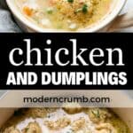 chicken and dumplings.