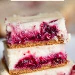 cranberry cheesecake bars