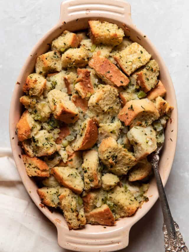 How To Make The Best Thanksgiving Stuffing Modern Crumb