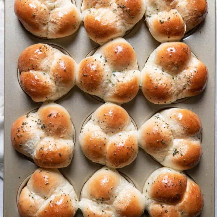 herb butter rolls