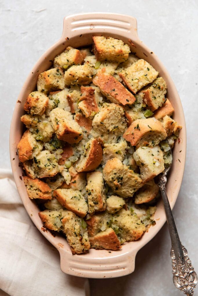 stuffing after baking