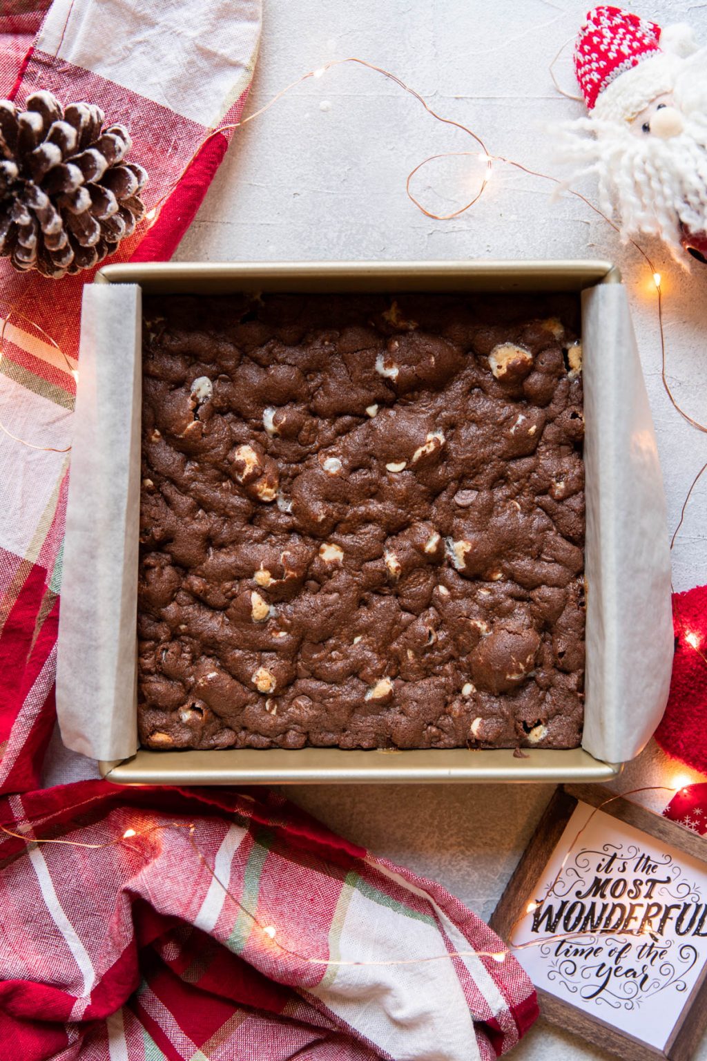 Triple Chocolate Hot Cocoa Cookie Bars Modern Crumb