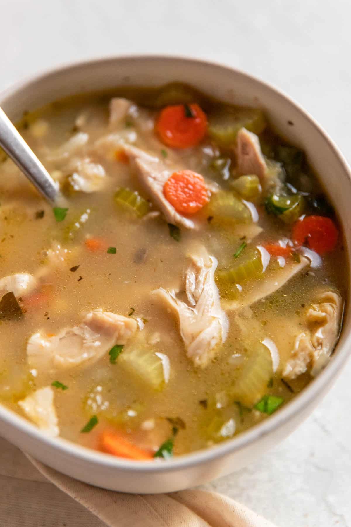 turkey wild rice soup