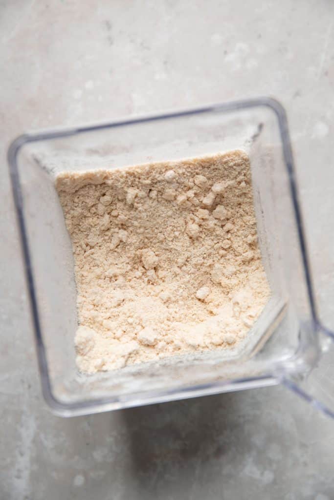 flour and butter in a blender