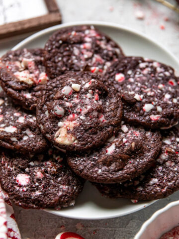 peppermint bark cookies.