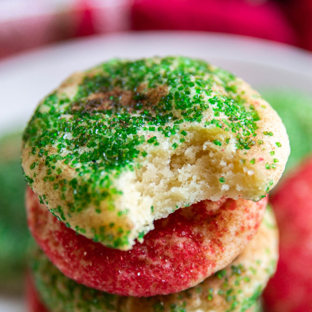 Christmas Snickerdoodles Cookies - Modern Crumb