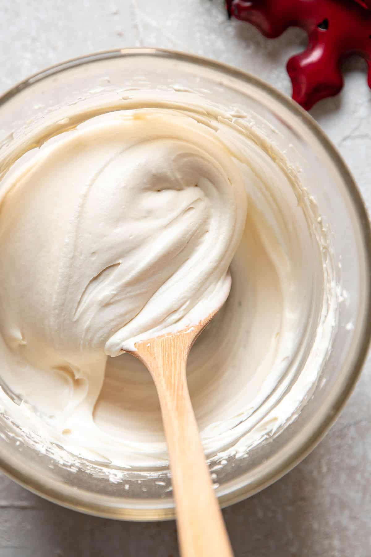 cream cheese frosting.