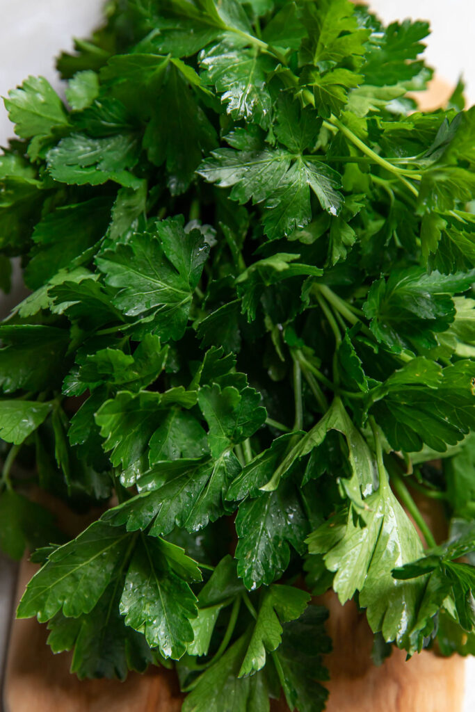 Fresh parsley.