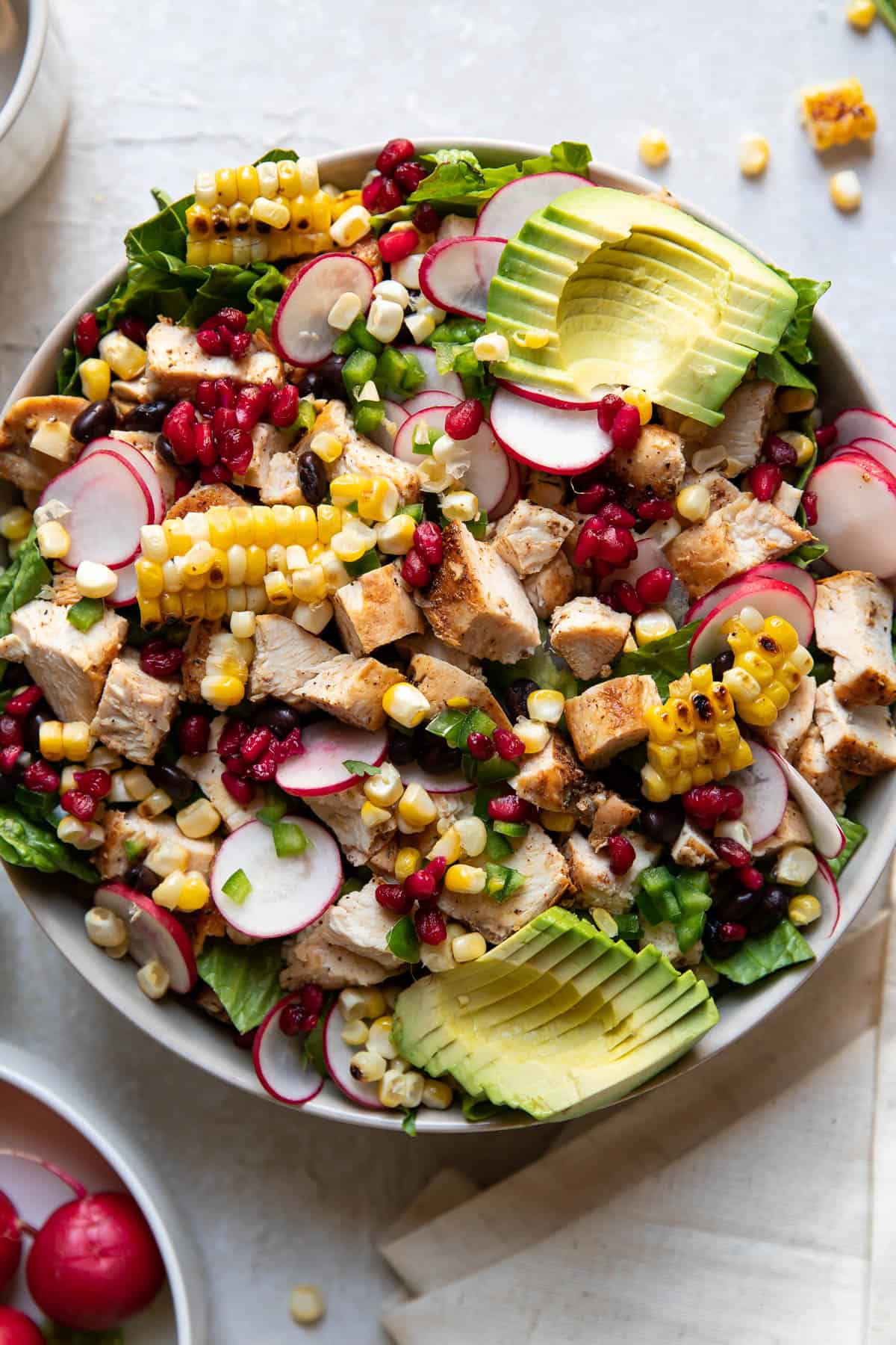 Avocado Pomegranate Chicken Salad Modern Crumb