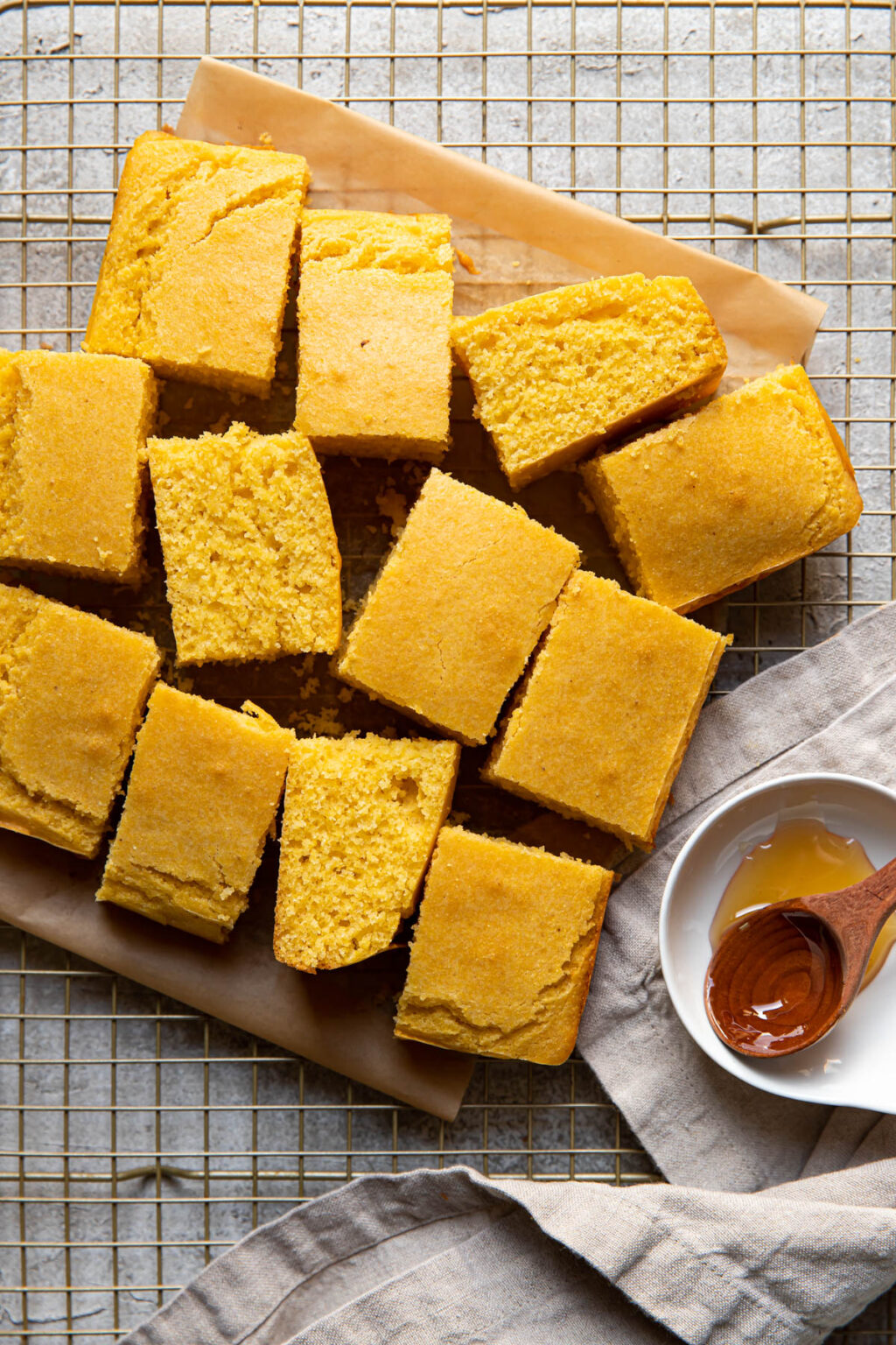 Perfect Buttermilk Honey Cornbread Modern Crumb