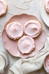 Soft Frosted Sugar Cookies - Modern Crumb