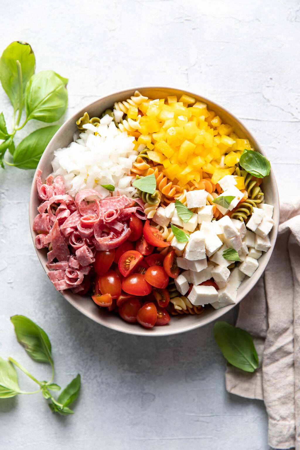 Quick Italian Pasta Salad With Salami - Modern Crumb