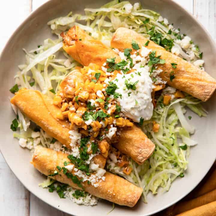 baked chicken taquitos.