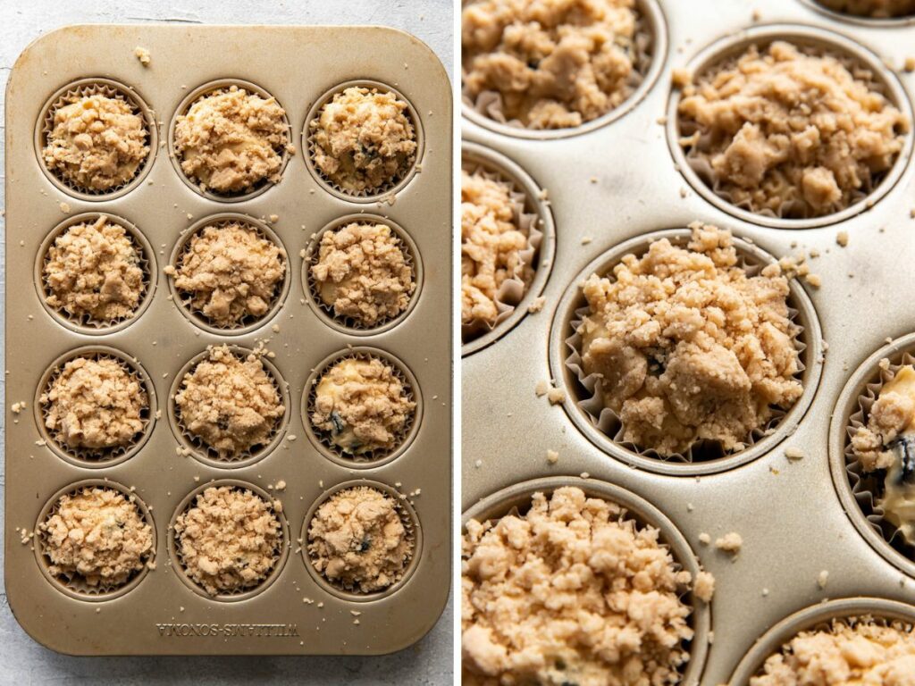 Blueberry Crumb Muffins - Modern Crumb