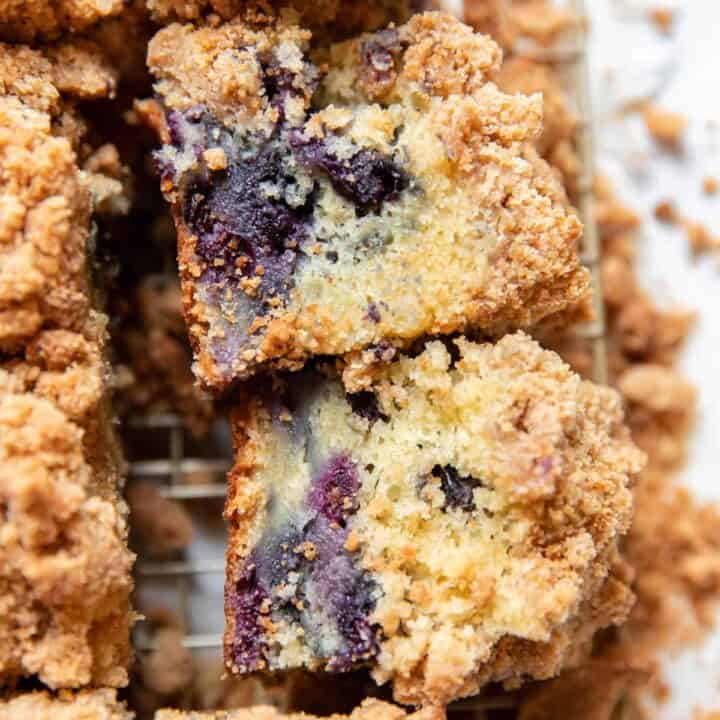 blueberry coffee cake.