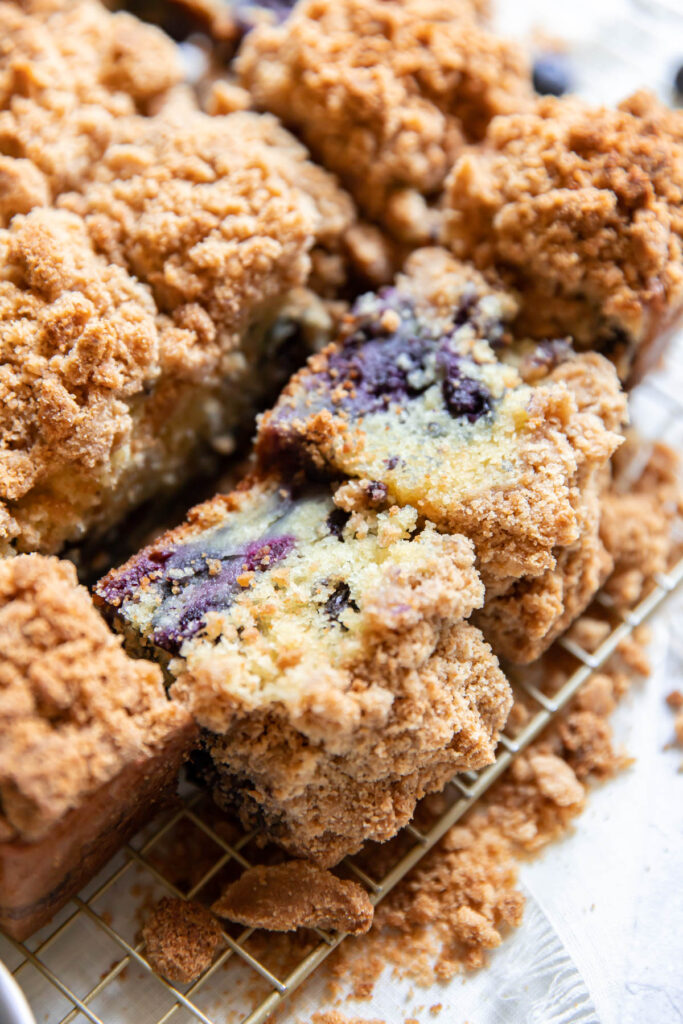 blueberry coffee cake.