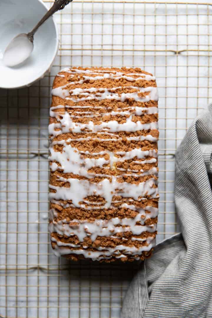 Irresistible Sour Cream Coffee Cake Loaf Modern Crumb