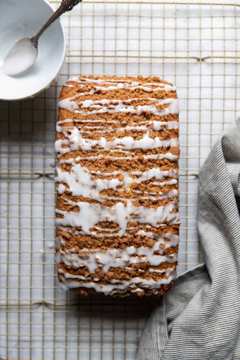 Irresistible Sour Cream Coffee Cake Loaf Modern Crumb