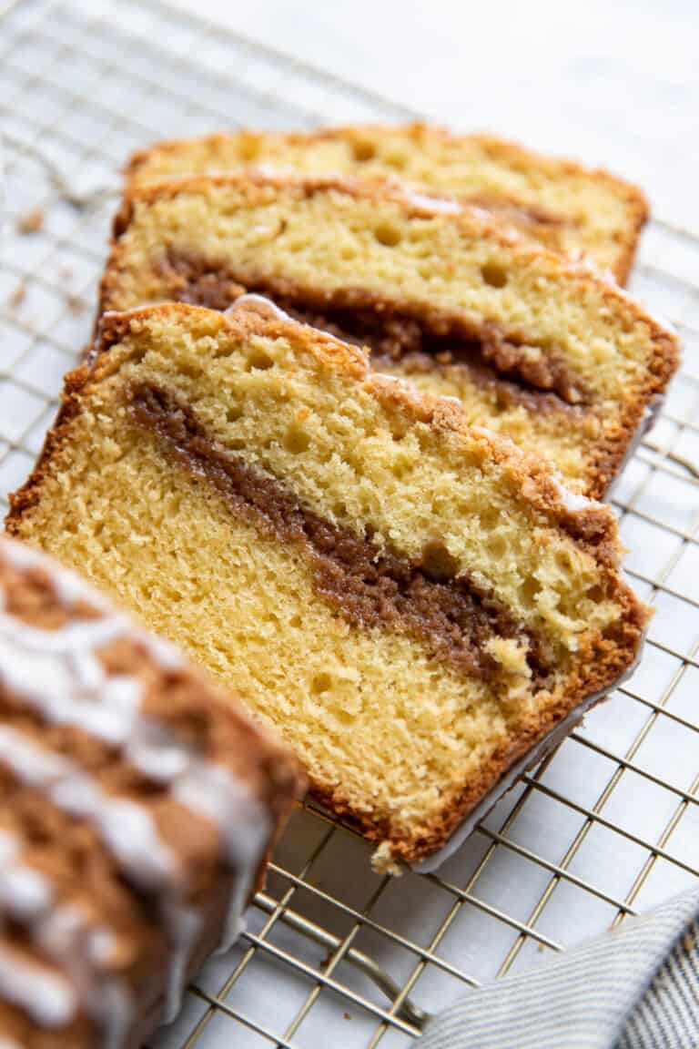 Irresistible Sour Cream Coffee Cake Loaf - Modern Crumb