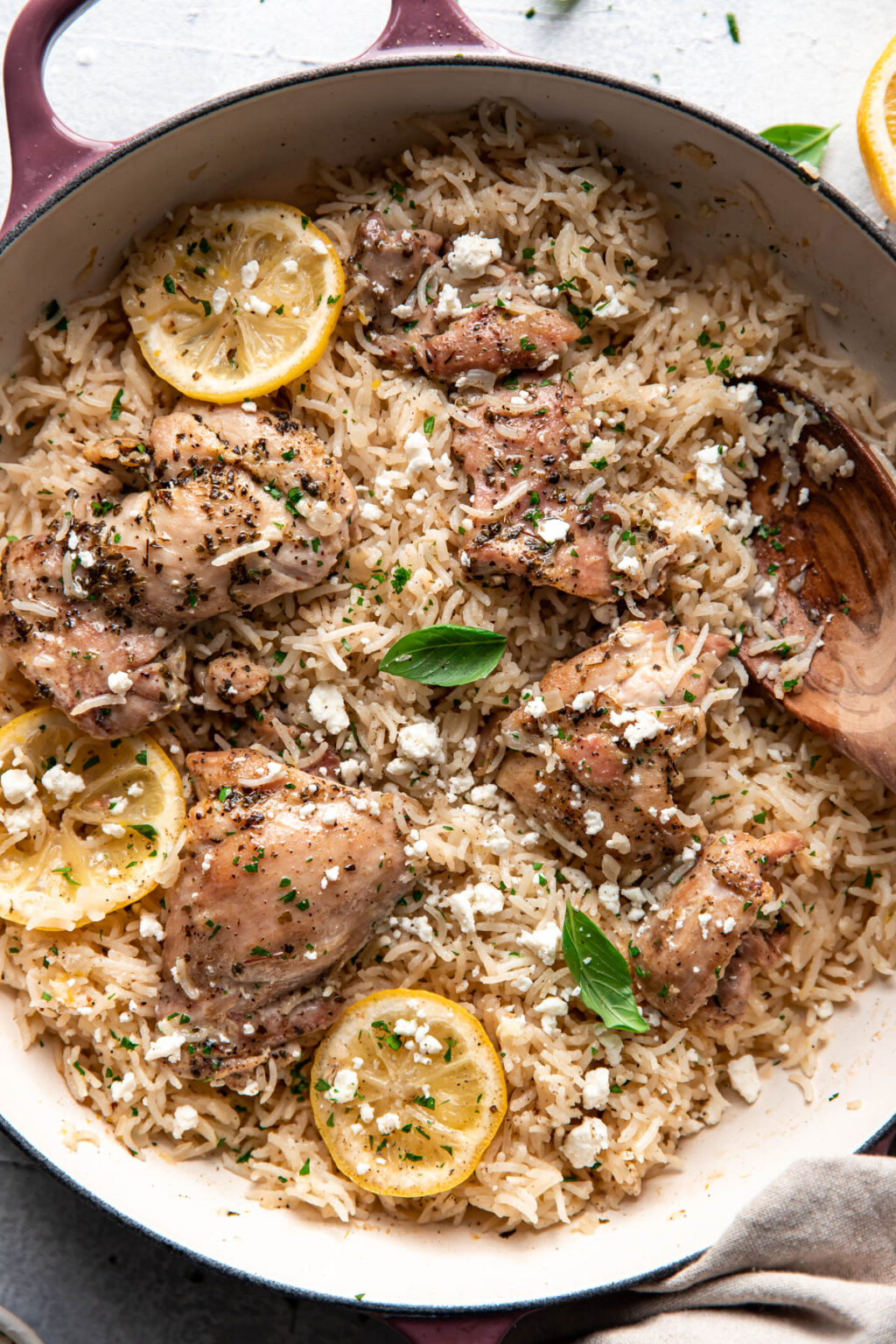 One Pot Greek Chicken and Basmati Rice (30 Minute) Modern Crumb