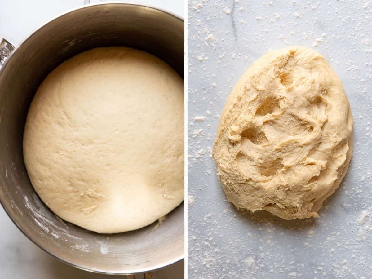 muffin bun dough.