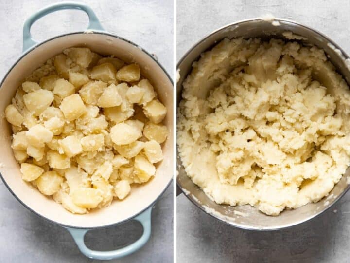 The Best Creamiest Baked Mashed Potatoes - Modern Crumb