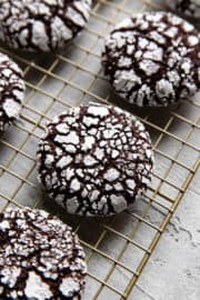 Chocolate Crinkle Cookies - Modern Crumb