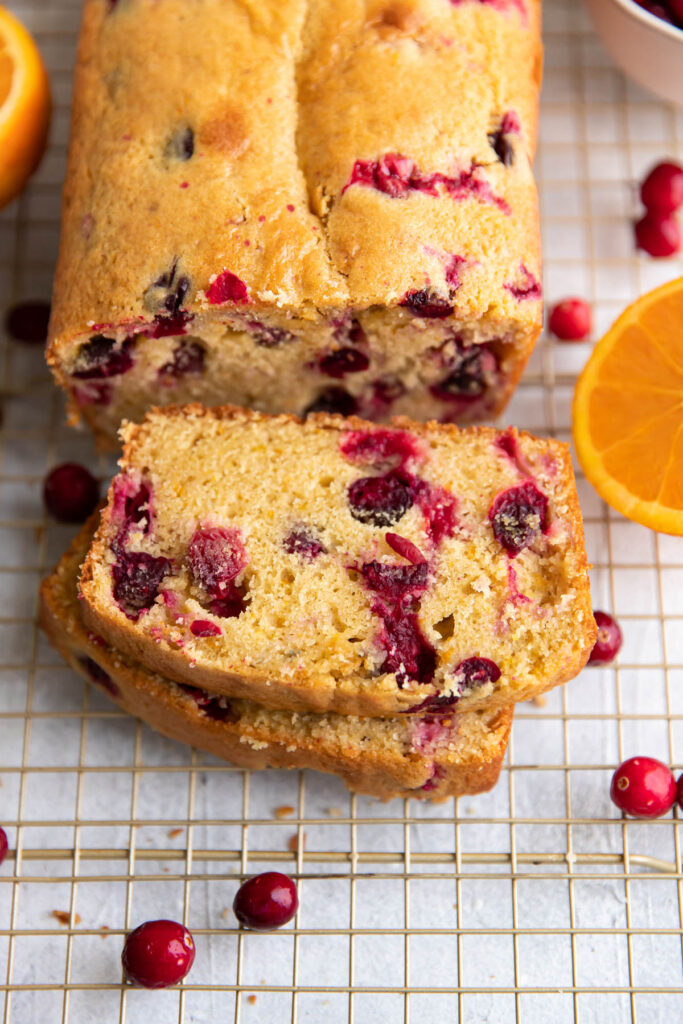 Cranberry Orange Loaf Cake - Modern Crumb