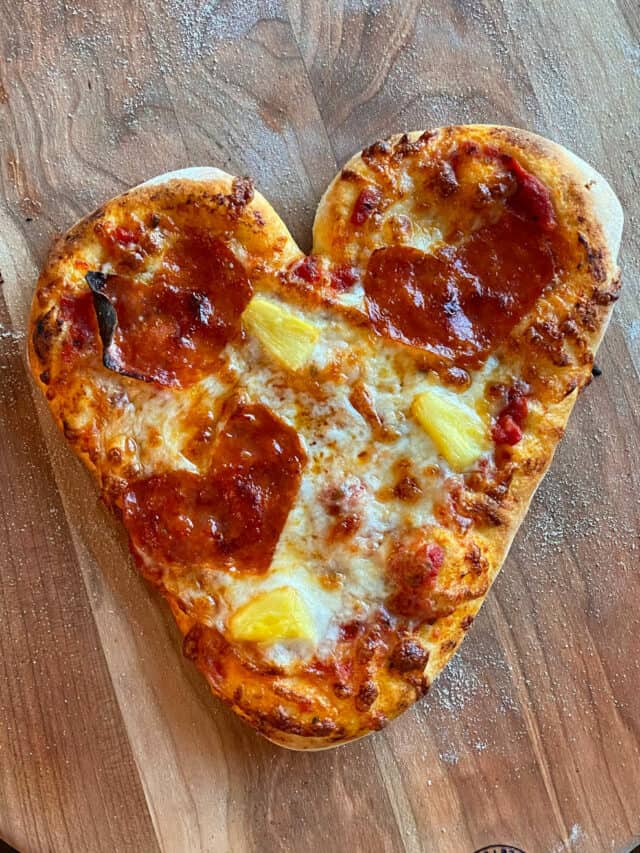 How To Make Heart Pizzas