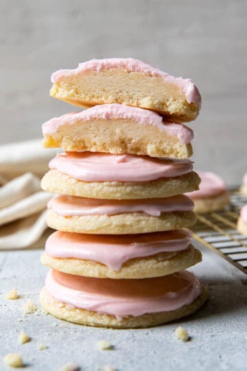 Crumbl Pink Chilled Sugar Cookie Copycat - Modern Crumb